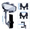 Mirrors Phone Holder Retractable Car Phone Holder Rotatable Auto Phone Mount Car Accessories Anti-Shake Cellphone Car Holder For