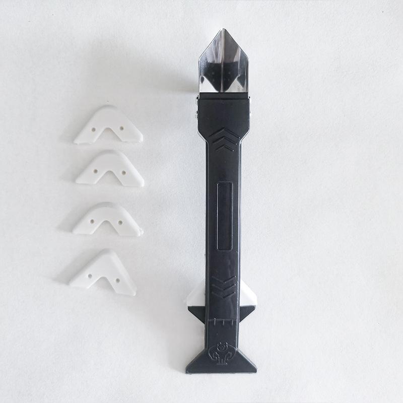 Double Head Metal Scraper Glass Glue Scraper Edge Trimming Removal Silicone Manual Seam Tool Scraper