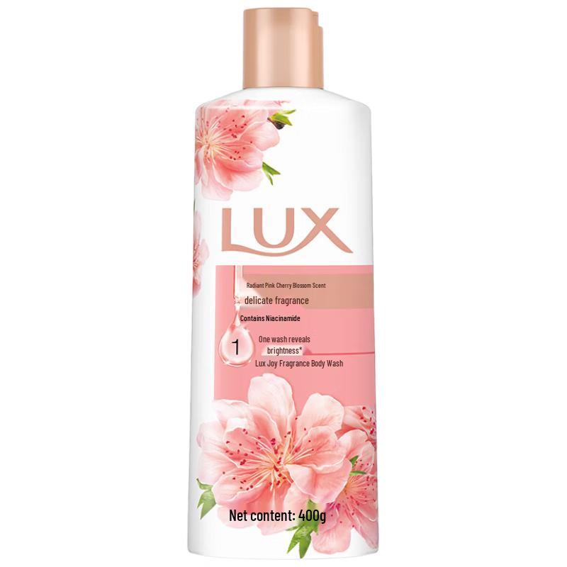 LUX Radiant Pink Cherry Blossom Shower Gel