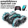2.4G Remote Control Amphibious Car - Four-Wheel Drive, Double-Sided Stunt, Tumbling Toy