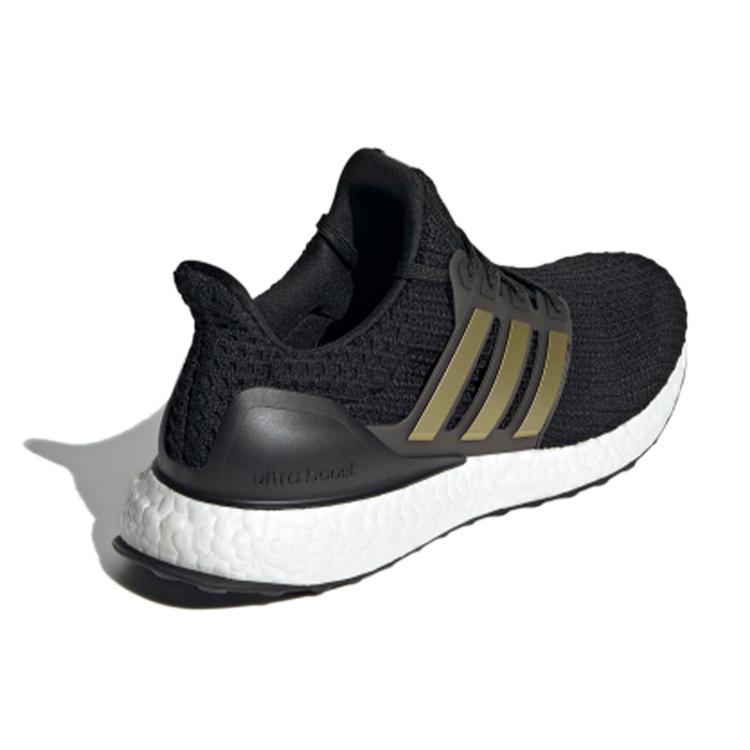 New Adidas Ultraboost 4.0 Dna 'Black Gold Metallic' Women's FY9334
