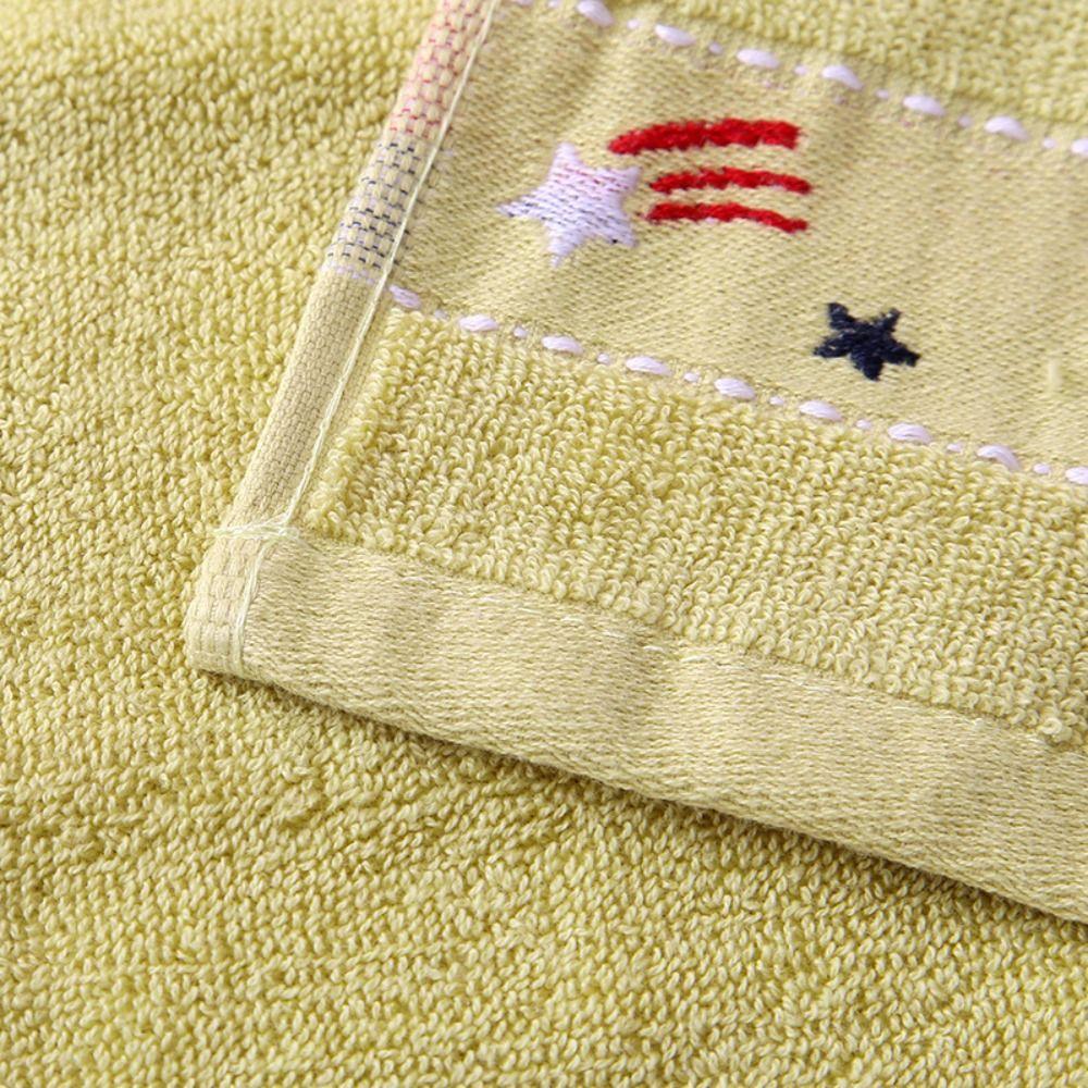 2Pcs Thickened Cotton Face Towel Luxury Children Hand Towel Shower Towel Bathroom