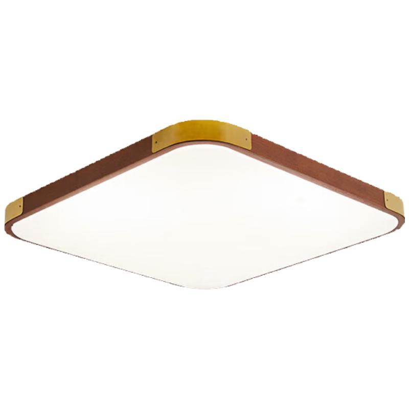 NVC 36W Smart Full Spectrum LED Ceiling Light - New Chinese Wood Art Style