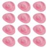 PATIKIL Mini-Cowboyhüte, 12er-Pack, Miniatur-Western-Cowboyhüte, Bastelparty-Dekorationen, Puppen, Haustier-Schmuck, Glitzer-Stil, Lotus-Pink