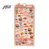 Personalized Sticker Collection Japanese Theme Puffy Stickers 3D Sushi Dessert Mountain Kawaii Goldfish Colorful Mini Decals for Scrapbooking