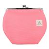 Watona Canvas Clasp Slim Cosmetic Pouch 50s 5-inch (Slim) (Rose Pink)