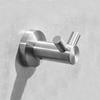 Black 304 Stainless Steel No-Drill Coat & Hat Hook for Bathroom or Entrance