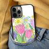 Floral Chic Roses Tulips Garden Soft Phone Case for iPhone 17 Air 16e Pro max 15 Pro 13 14 Plus 11 12 MagSafe Magnetic Coque