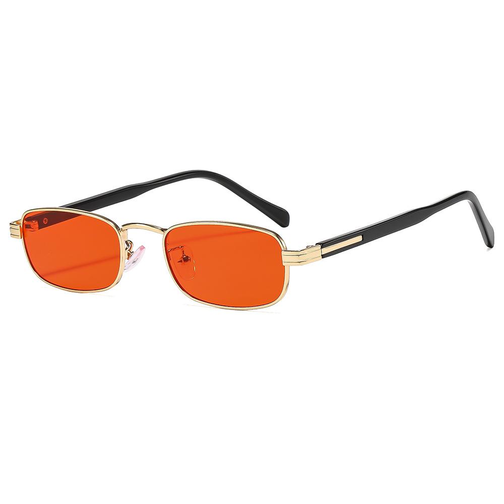 New Luxurious Rectangle Sunglasses Women Vintage High Quality Designer Square Sun Glasses Men Shades Female Eyewear