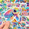 50 Colored Turtle Stickers New Sea Life Colorful Turtle Small Turtle Series Graffiti Stickers