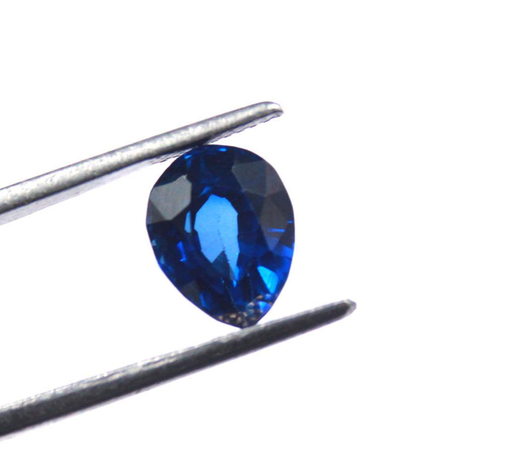 4.40 Carat High-class Quality Pear Shape Blue Sapphire Certified Sri Lanka Gemstone SN542