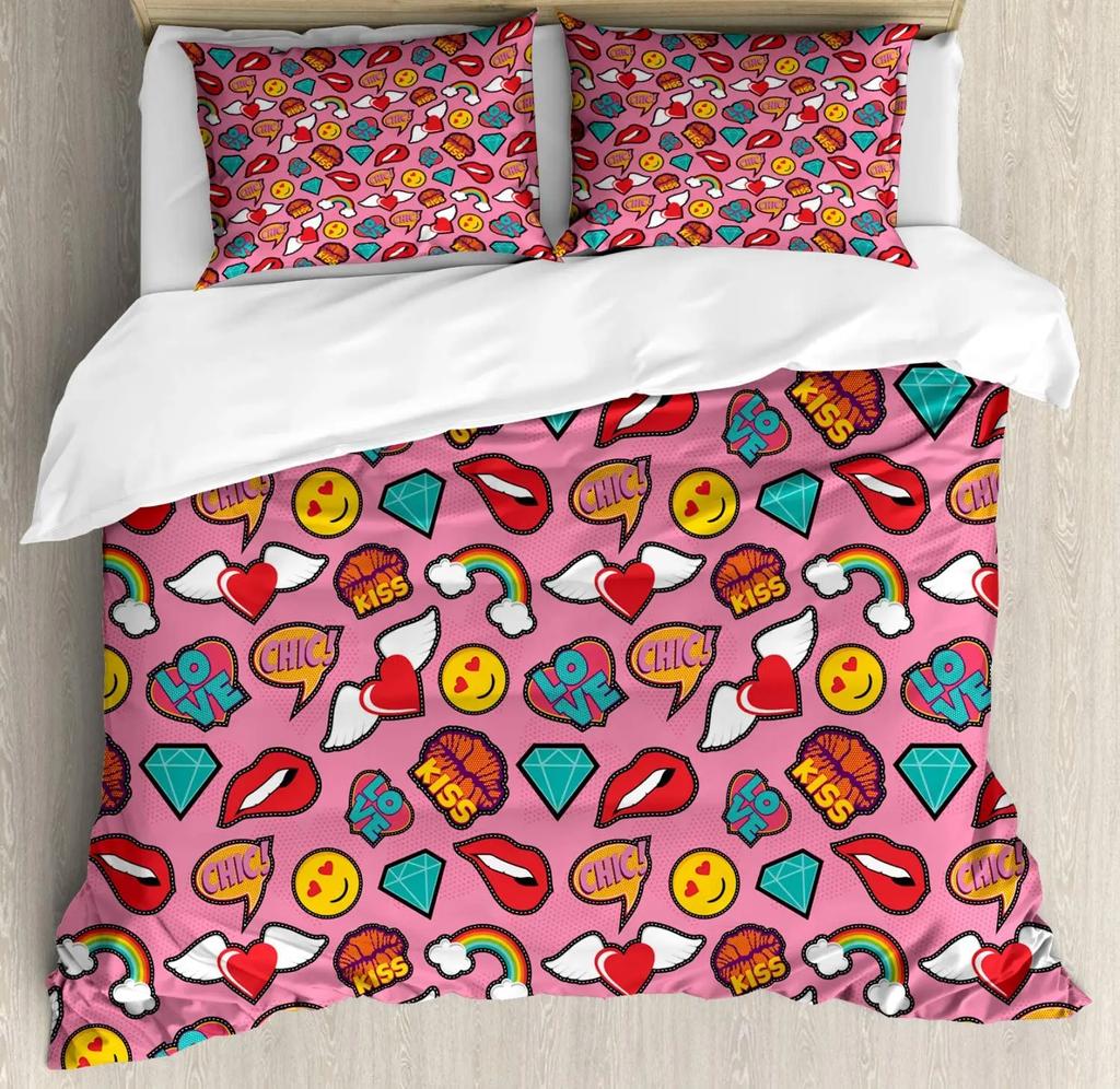 Boho Moth Duvet Cover Queen Size Boys Gothic Skull Bedding Set For Girls Women Bedroom Decor Bohemian Moon Star Comforter