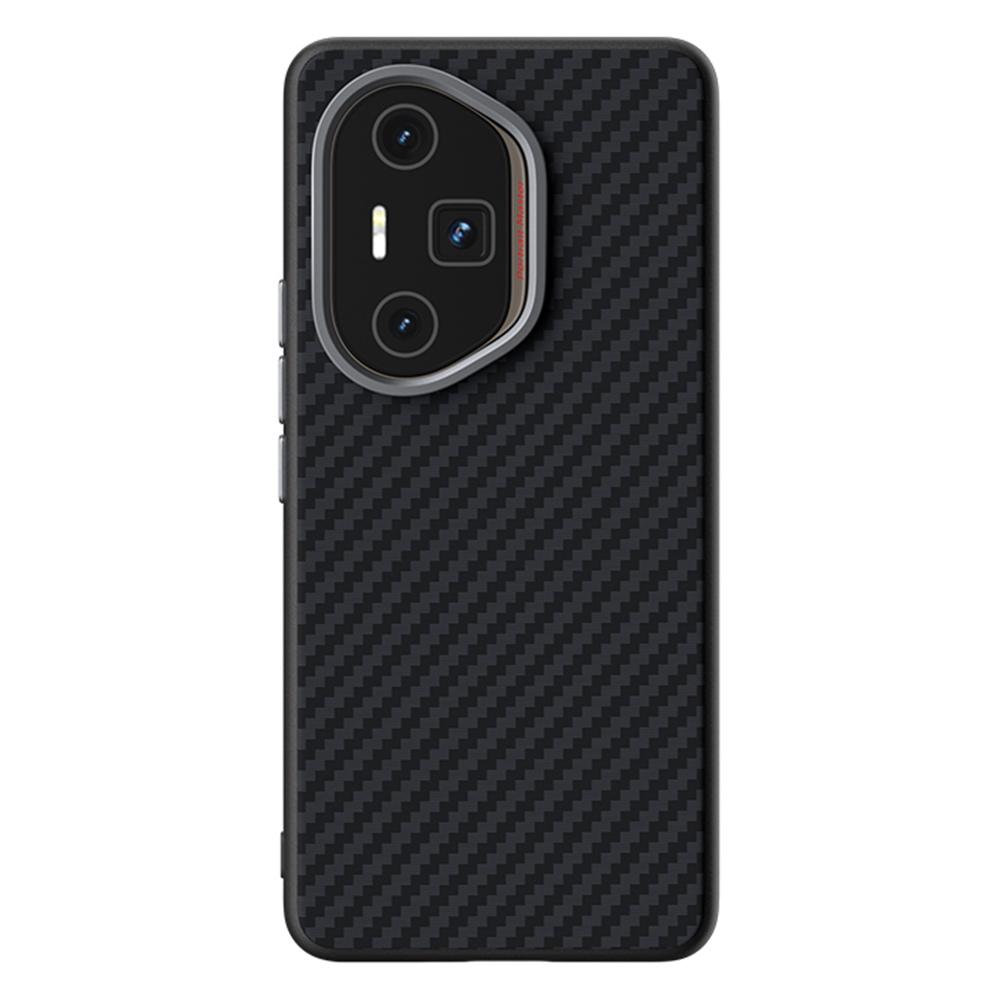 

ABEEL For Honor 300 Ultra Case Compatible with MagSafe Carbon Fiber Texture Back Cover Black