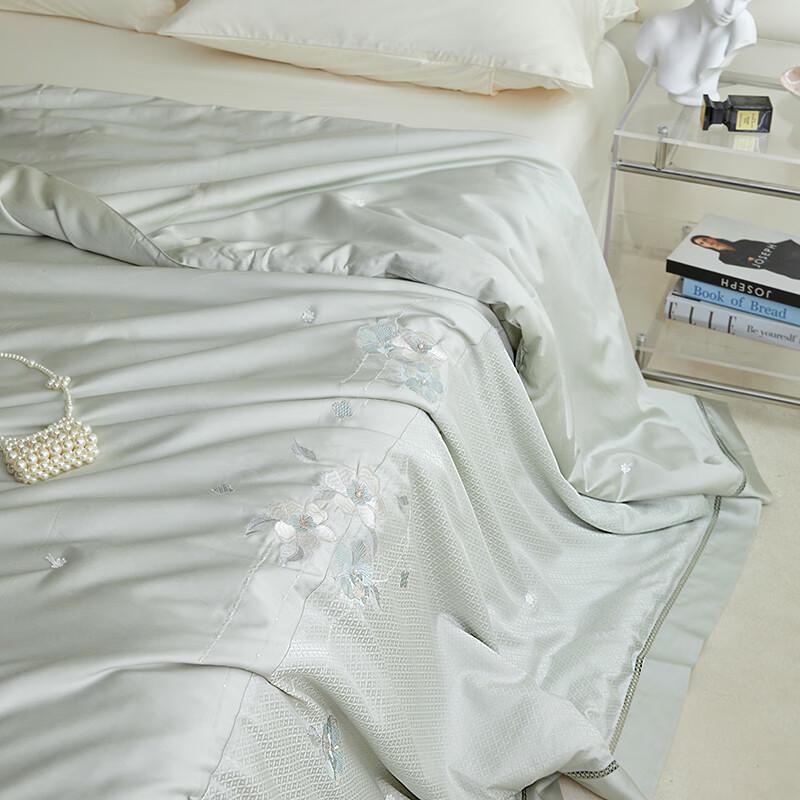 Shanshan Pearl Su Embroidery Tussah Silk Summer Duvet