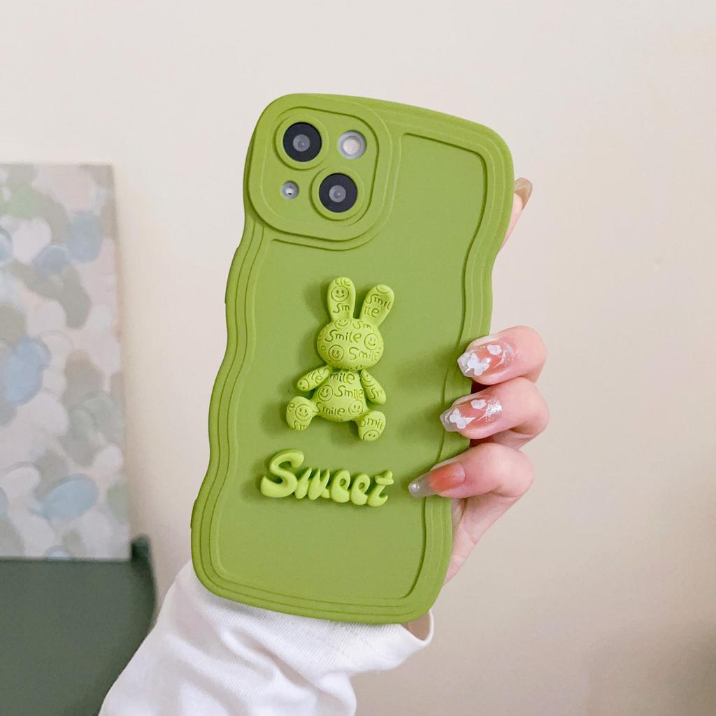 3D Rabbit Bow Phone Case for Reno10, Honor 90, S17/Y78+, Enjoy 60X - Cute Design for Women