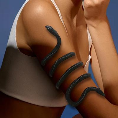 Trendy Punk Retro Winding Snake Arm with Exaggerated Personality Women's Bracelet