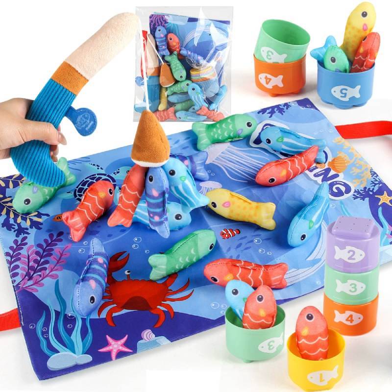Baby Fabric Book With Water Washable Tearing Tactile Soft Educational Toy For Early Learning Development