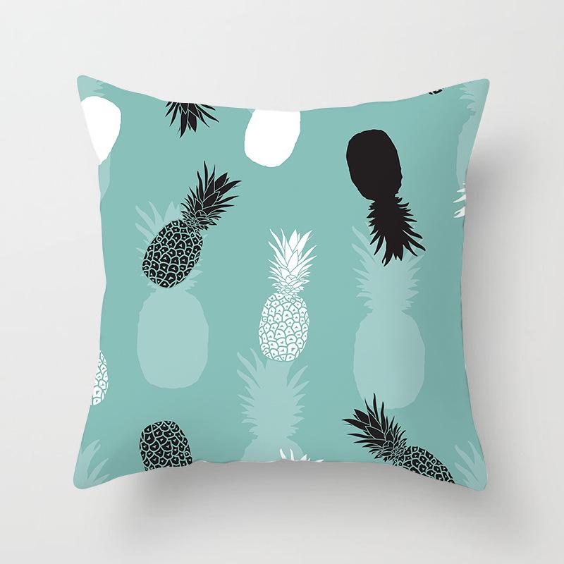 Ins Internet Celebrity Nordic Cactus Plant Peach Skin Car Sofa Pillow Cover Cushion Cover Home