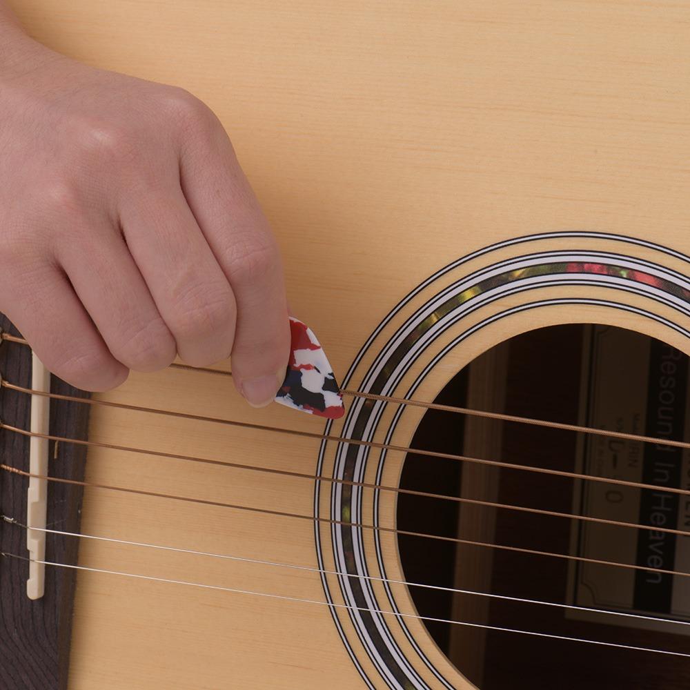 120pcs Different Thickness Guitar Picks Colorful Guitar Accessories Celluloid Guitar Picks  Guitar