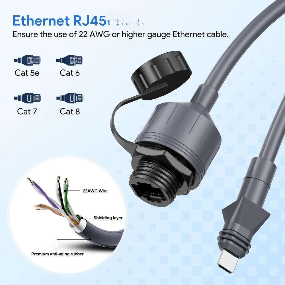 For Starlink Mini Ethernet Adapter Extension Cable For SPX To For RJ45 Adapter Electrical Equipment Supplies