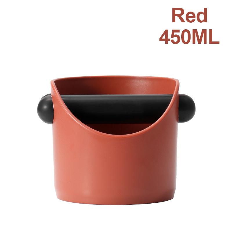 800ML/450ML Coffee Knock Box Anti Slip Coffee Dump Bin Bucket Espresso Grounds Container Home Cafe Waste Bin Coffee Accessories