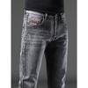 2024 New Autumn And Winter Jeans Men'S Straight Leg Slim Fit Elastic Trend Thick Casual Versatile Pants