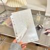 10PCS 1/2/3 Pockets A6 Binder Sleeves Transparent Photo Card Album Refill Inner Page Laser Rainbow Star Inside Page