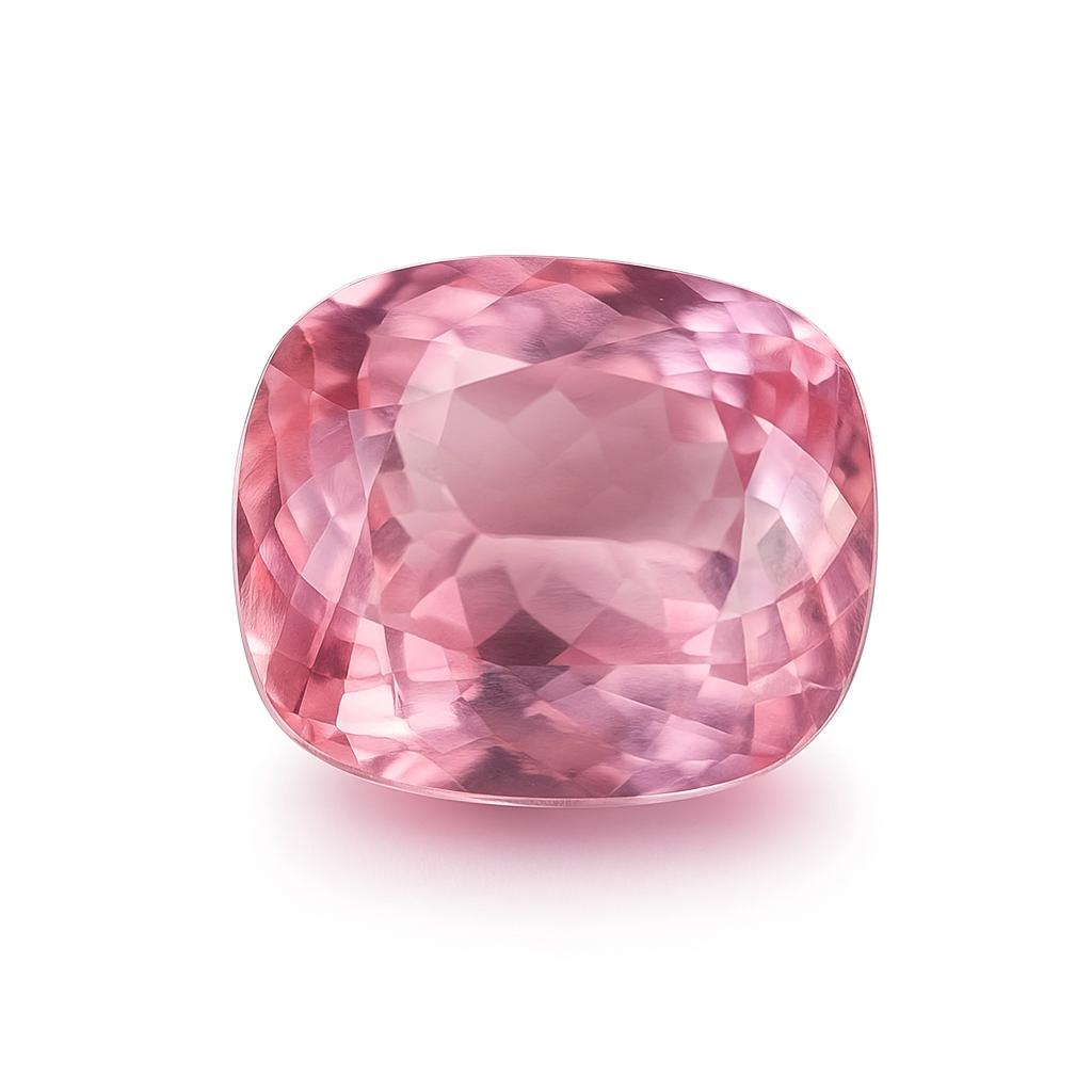 Natural Pink Sapphire Loose Gemstone Sri Lanka 15 Ct Cushion Cut September Birthday Birthstone