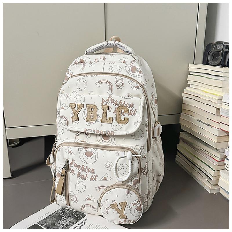 

Новый высококачественный, свежий, милый и симпатичный мультяшный рюкзак с буквами, легкий рюкзак для учеников средней школы