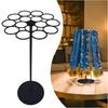 Soporte Giratorio para Colgar Medallas Acero al Carbono Soporte de Exhibición de Medallas de Mesa Estante Para Sostener Más de 45 Medallas