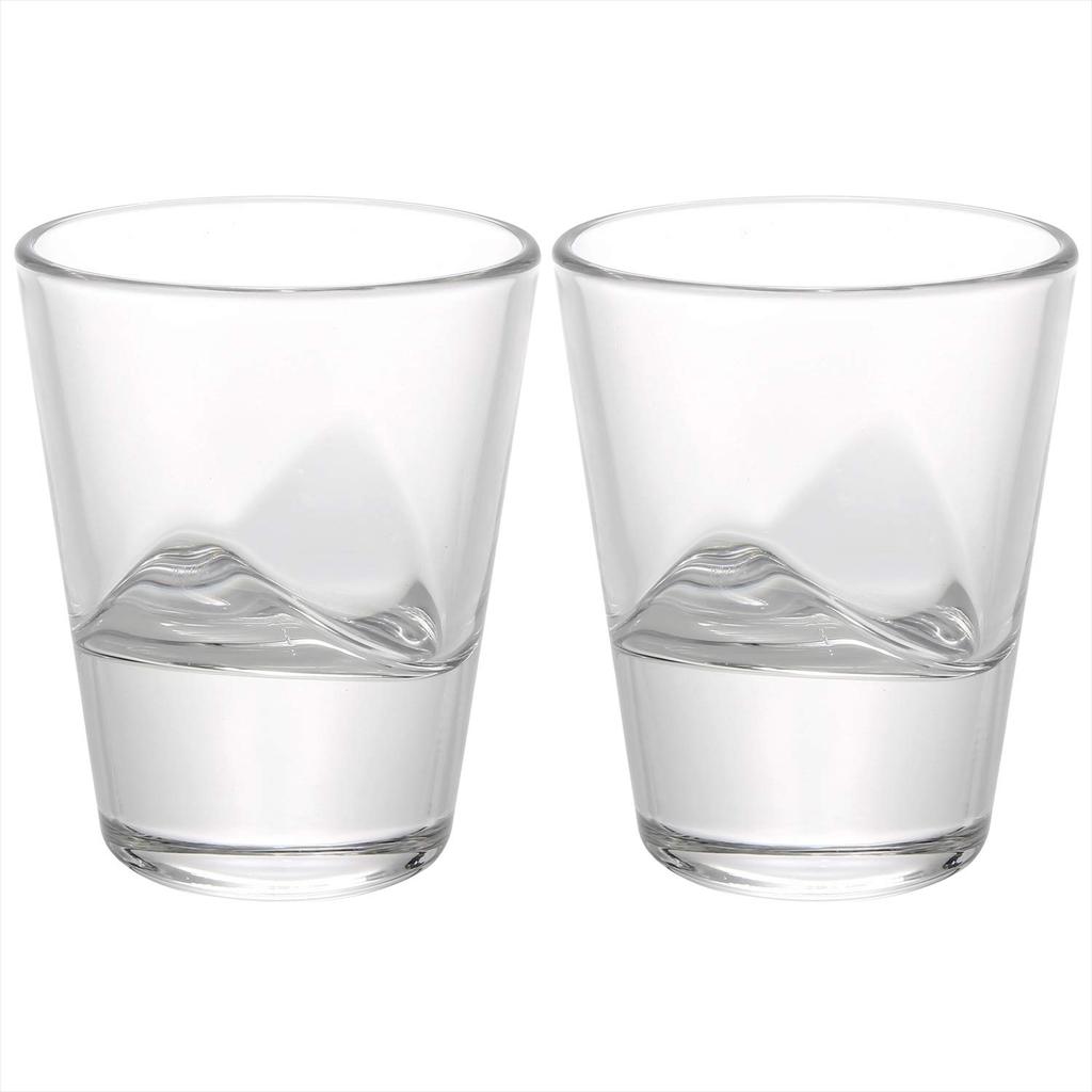 Vetri "Rialto" Shot Glasses, Clear, 80ml, Miniature, Pair, Gift Boxed, IB-55
