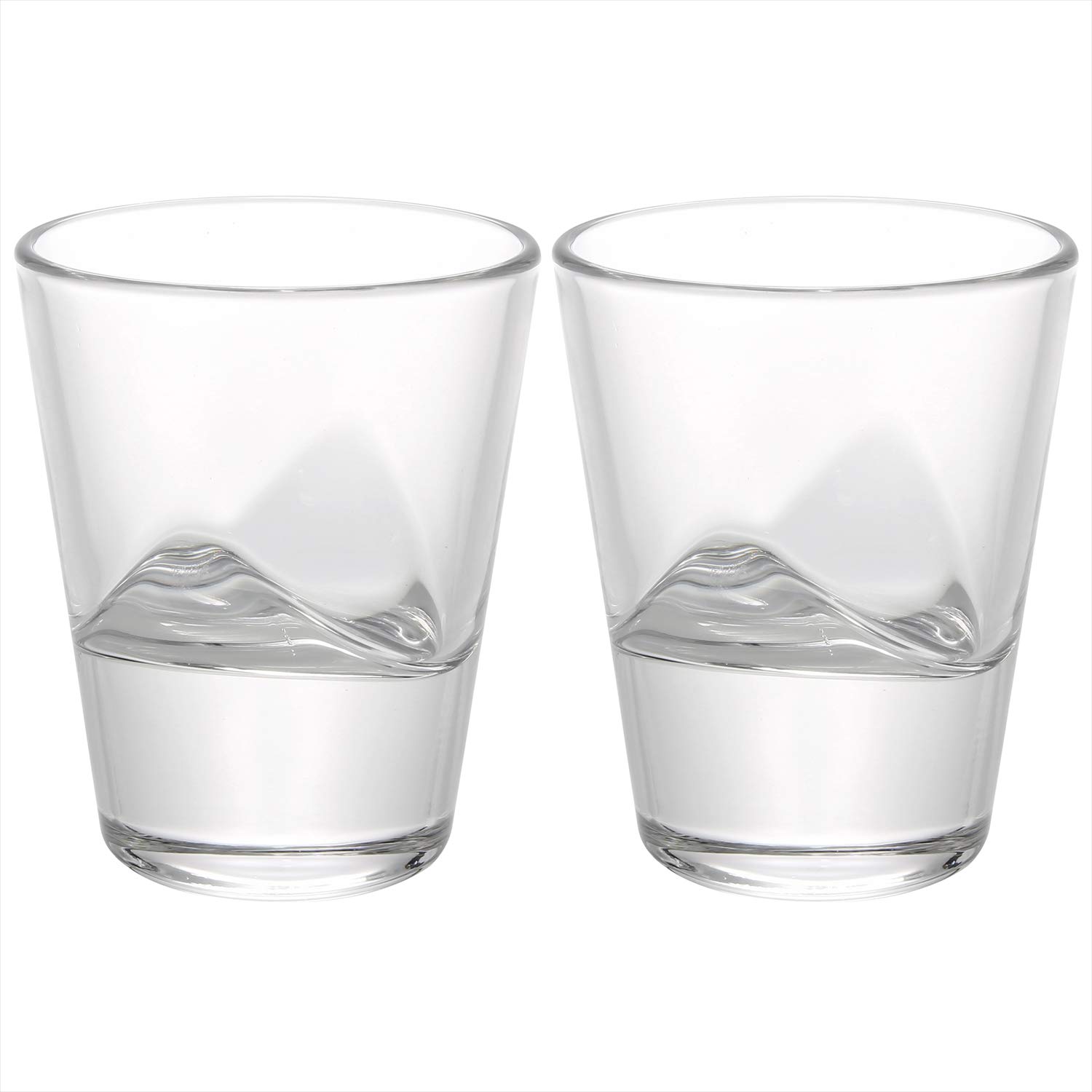 

Vetri Rialto Shot Glasses, Clear, 80ml, Miniature, Pair, Gift Boxed, IB-55