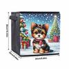A Schnauzer In The Snow 5D Diamond Painting Storage Basket Full Round Drill Mosaic Diamond Embroidery Cross Stitch Kits Home Decor Home Decor
