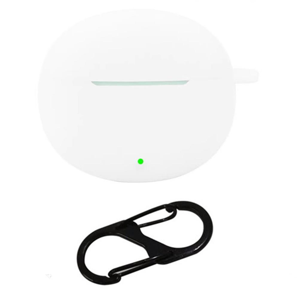 For Honor Earbuds X8 Silicone Case Wireless Earphones Protective Cover with Anti-Lost Buckle