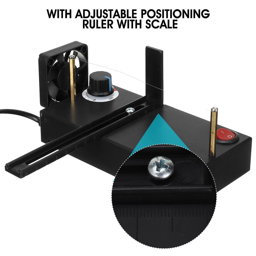 12V 60W 100-600℃ Temperature Adjustable DIY Rope Band Craft DIY Manual Cut High Working Efficiency Hot Ribbon Cutter Machine