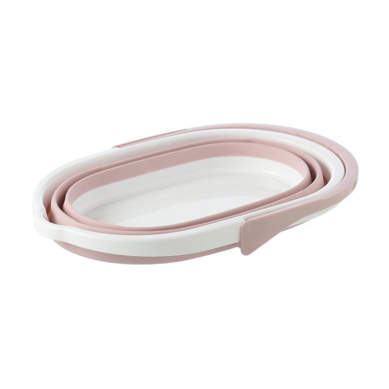 Portable Large Rectangular Folding Car Wash & Storage Mop Bucket - Thickened Handheld Plastic