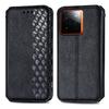 Etui do Realme GT 7 Pro 5G z wytłoczeniem w romby, portfel ze skóry PU, pokrowiec na telefon