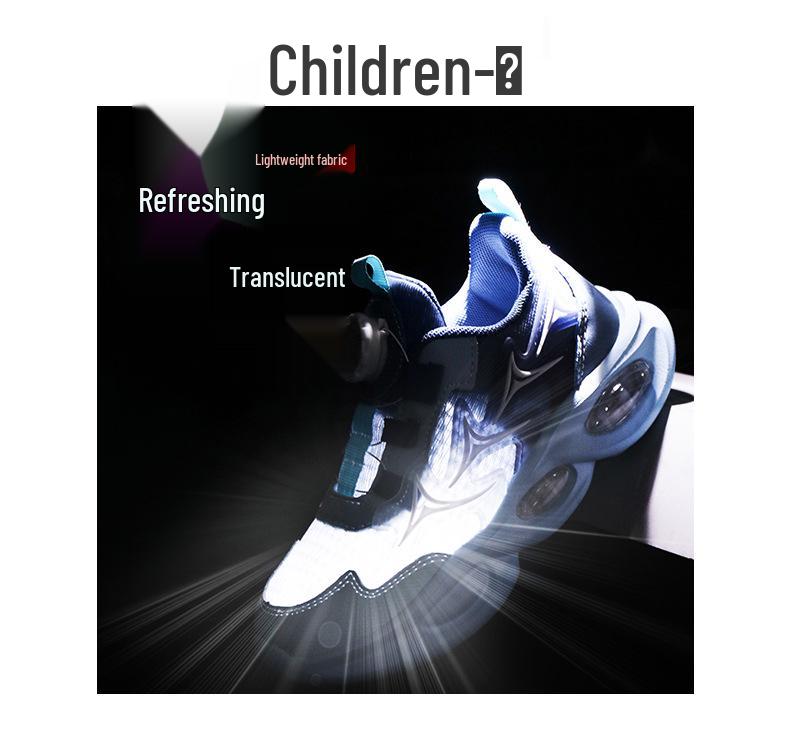 Kids' Summer Mesh Breathable Boys' Running Shoes - Soft Sole and Trendy Design