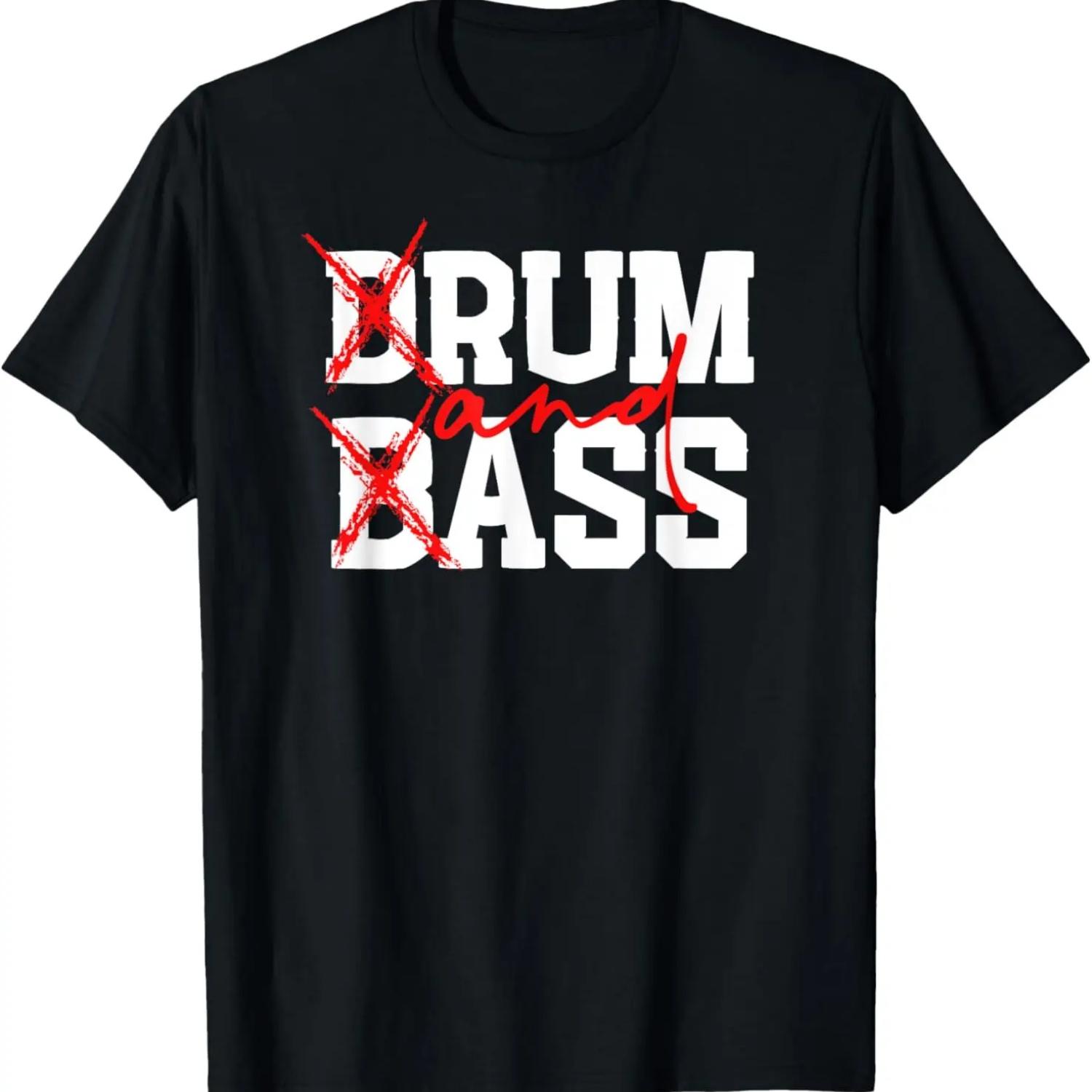 Drum And Bass Rum And Ass Funny Design T-Shirt S