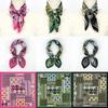 Spring and Summer New 71 Simulation Silk Fashion Commuting Versatile Women's Silk Scarf Black High-end Small Square Scarf Scarf Wholesale
