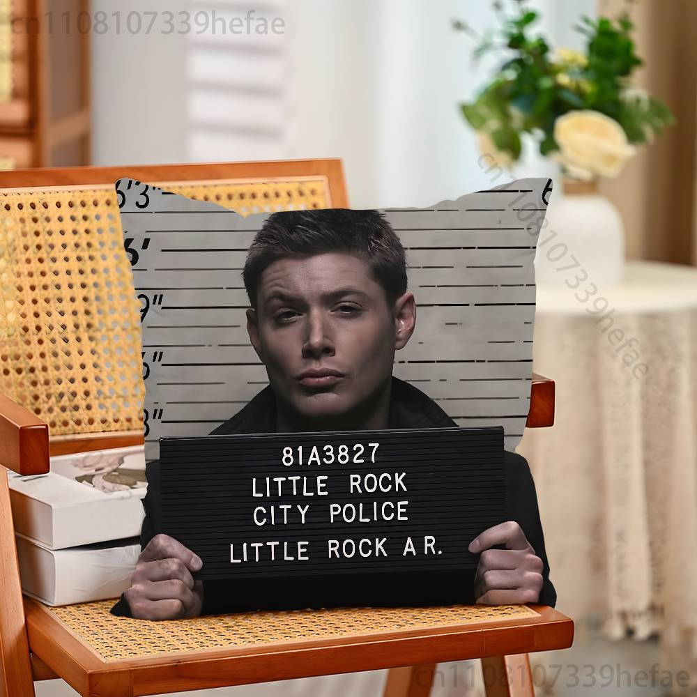 JJensen Ackles DDean Winchester Throw Pillow Case For 45x45cm55x55cm30x30cm For Home Bedroom Decoration And Protector