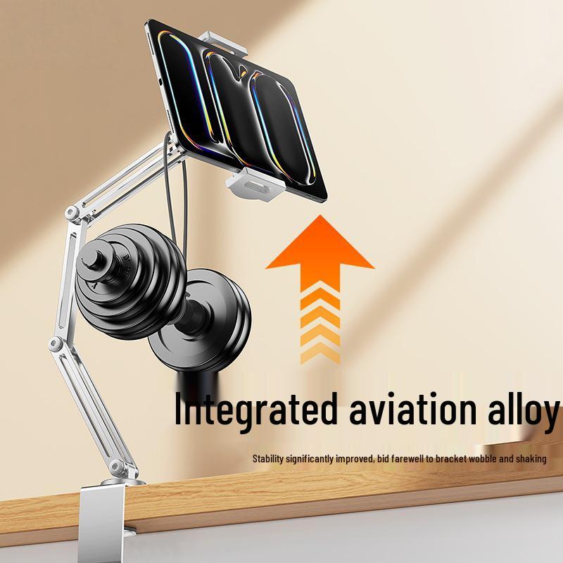 Universeller Faltbarer Aluminiumlegierung Desktop- & Nachttisch-Telefon-/Tablet-Ständer für Live-Streaming