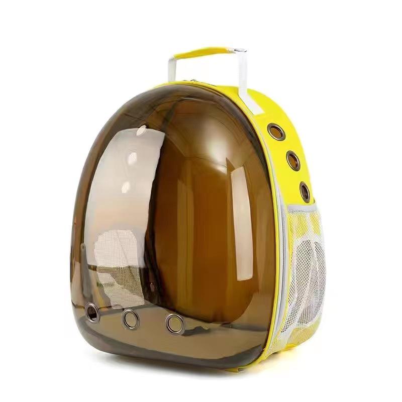 Transparent Double Shoulder Cat Backpack - Lightweight, Breathable & Panoramic Pet Bag for Outings