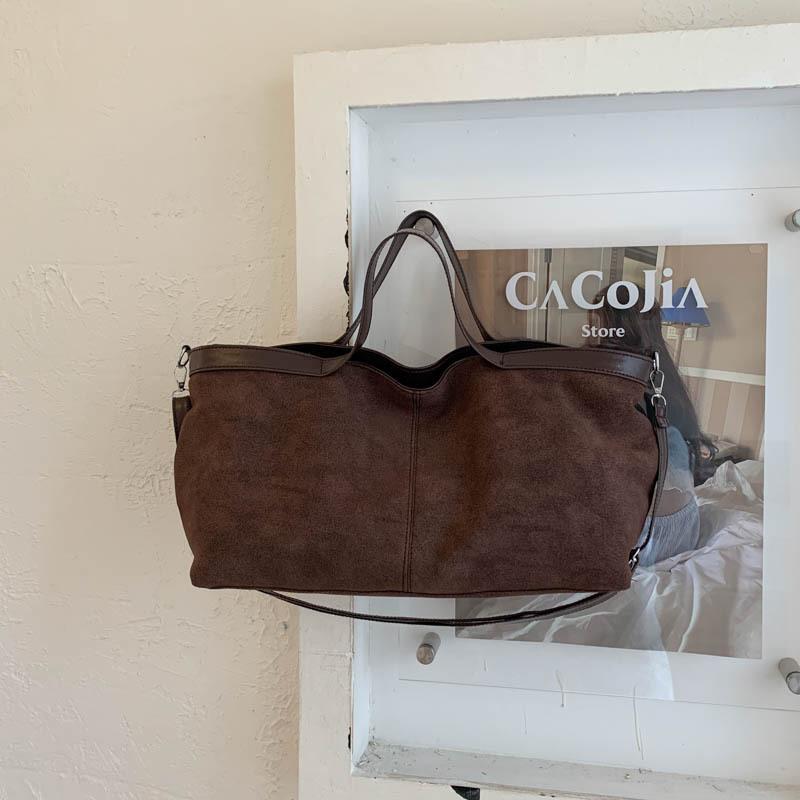 Slack Matte Tote Bag Women's Versatile Daily Commute Handbag Large Capacity Matte Messenger Bag Large Bag