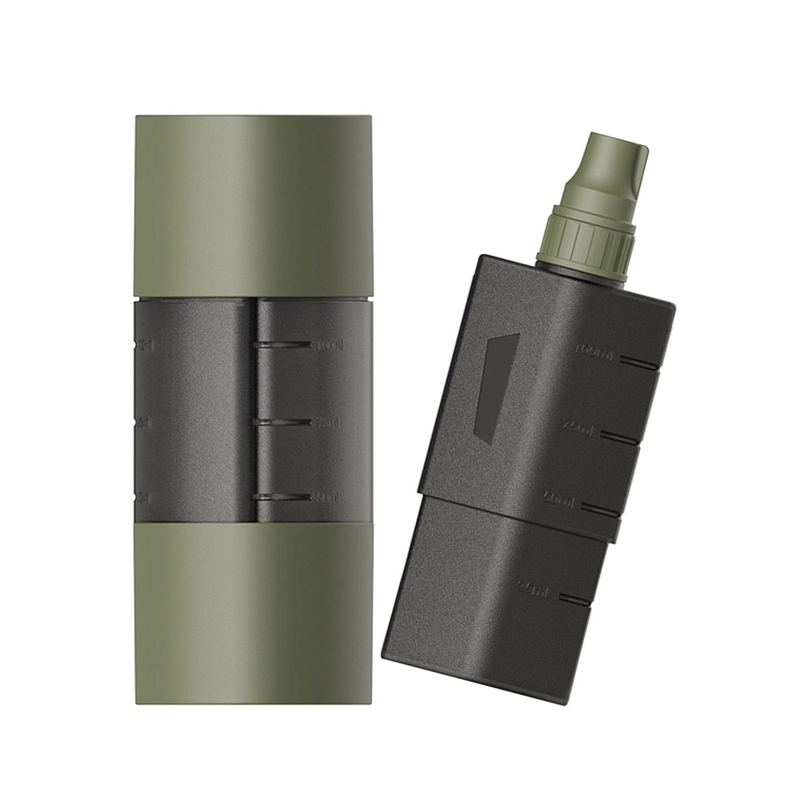 

Бутылка для приправ 3 в 1 для кемпинга, уличная бутылка для приправ с дозатором, бутылка для соуса с дозатором для кухонных приправ, соусов для барбекю армия зеленый