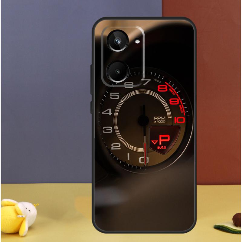 Speedometer Car For Realme 15 Pro GT7 10 11 12 13 14 Pro Plus C67 C65 C63 C61 C55 C53 C51 C35 C71 C75 Case