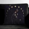 C-Celestial H-Hands Art Print Cushion Cover Pillowcase Ultra Soft Skin Friendly Fabric Cloud Like Comfort & Concealed Zipper