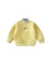 Kids' High-Neck Fleece Sweatshirt: Autumn/Winter Layered Style for Toddlers & Older Children