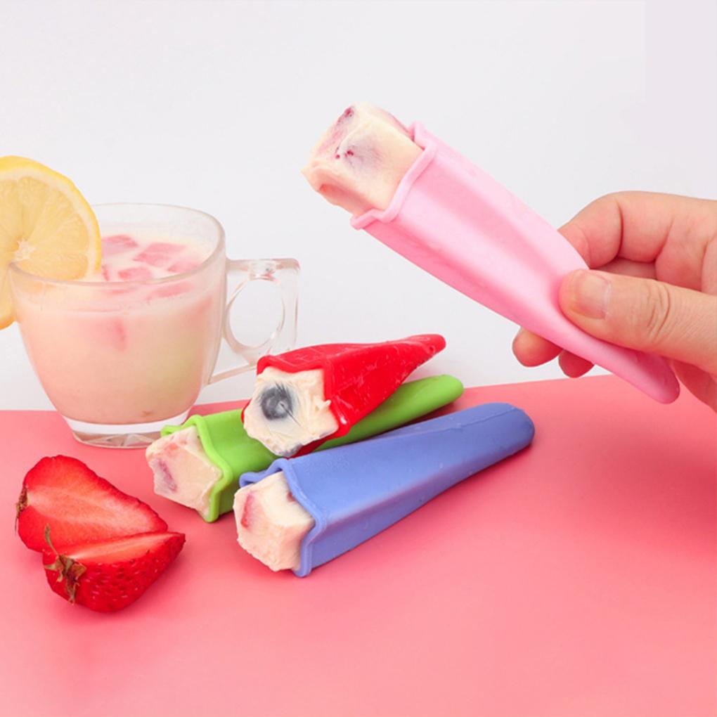Ice Pop Mold Star Shape Tube Molds with Lids Leakproof Reusable Food Ice Cream Maker Fruit Mould Summer Kitchen Gadgets