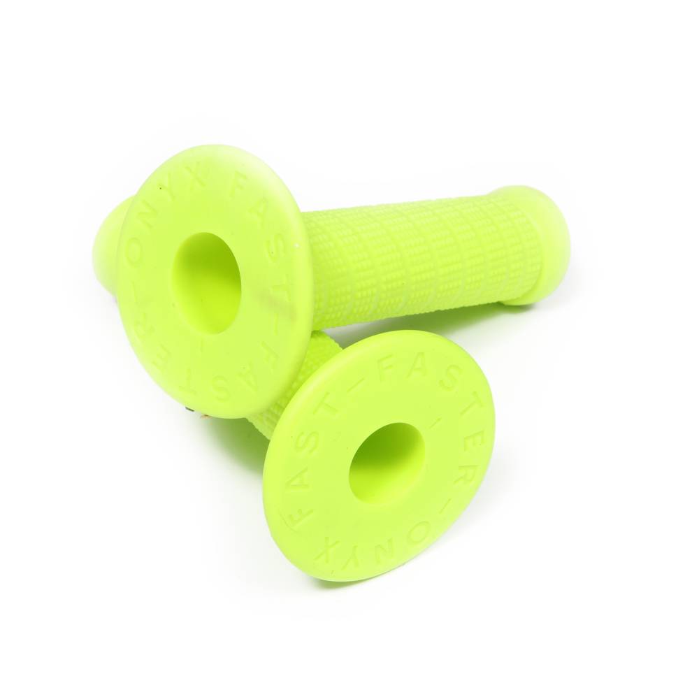 Onyx Motorcycle Grip Set Of 2 Yellow